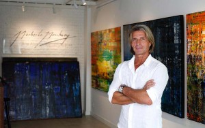 Norberto Noschang. Ateliê do artista plástico no Open Mall. Fotos de Fabio Rossi