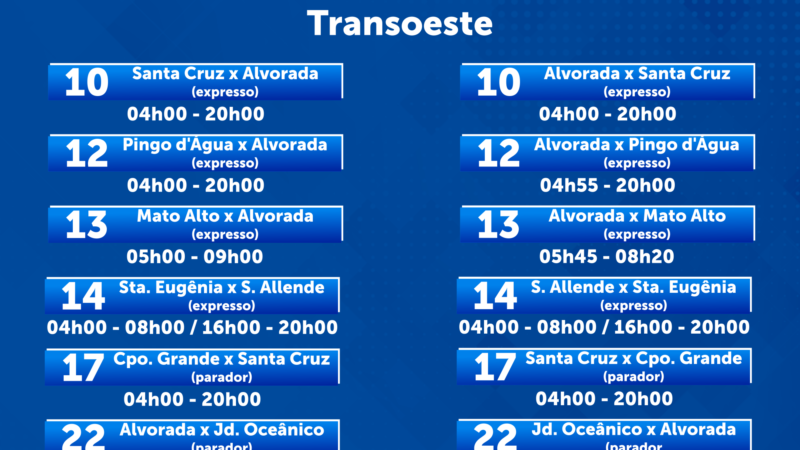 Hor Rios Especiais Do Brt No Feriado Jornal Do Recreio