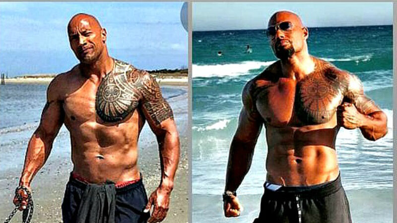 The Rock Brasileiro dando pinta na praia do Recreio #shorts 